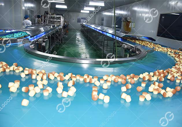 Línea De Producción De Pasteles Comerciales