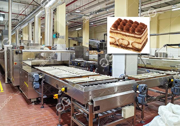 Línea De Producción Industrial De Tiramisú