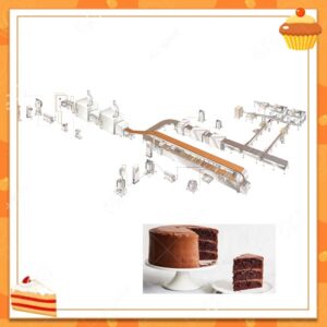 Línea De Producción De Pasteles En Capas
