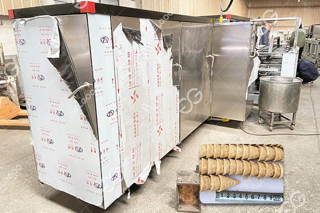Línea De Producción De Mini Conos De Chocolate