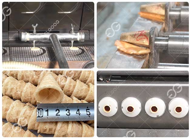 Línea De Producción De Conos De Barquillo